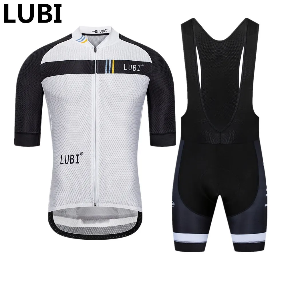 LUBI Для мужчин Pro Vélo Комплект Одежда губка с высокой плотностью Pad дышащий MTB лосины, одежда Наборы велосипед Костюмы дорожный костюм