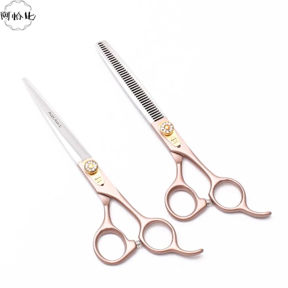 A9105 7 Aqiabi Stainless Straight Shears Thinning Shears