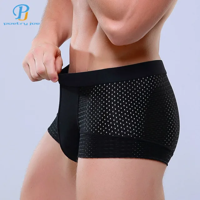 Aliexpress.com : Buy Breathable Mesh Silk Men's Boxer Four