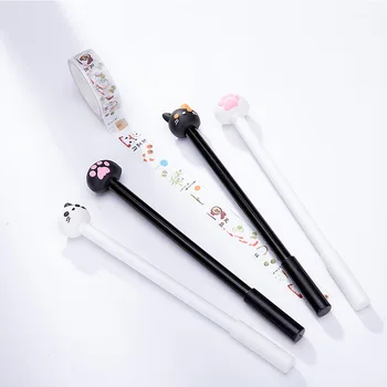 

Kawaii Cute Cat Claw Paw Pen Marker Rubber Neutral Gel Pen for Girl Student School Office Supplies Stationery Papeleria sl1381