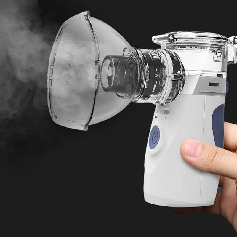 

Mini Handheld portable Inhale Nebulizer silent Ultrasonic inalador nebulizador Children Adult Rechargeable Automizer Health Care