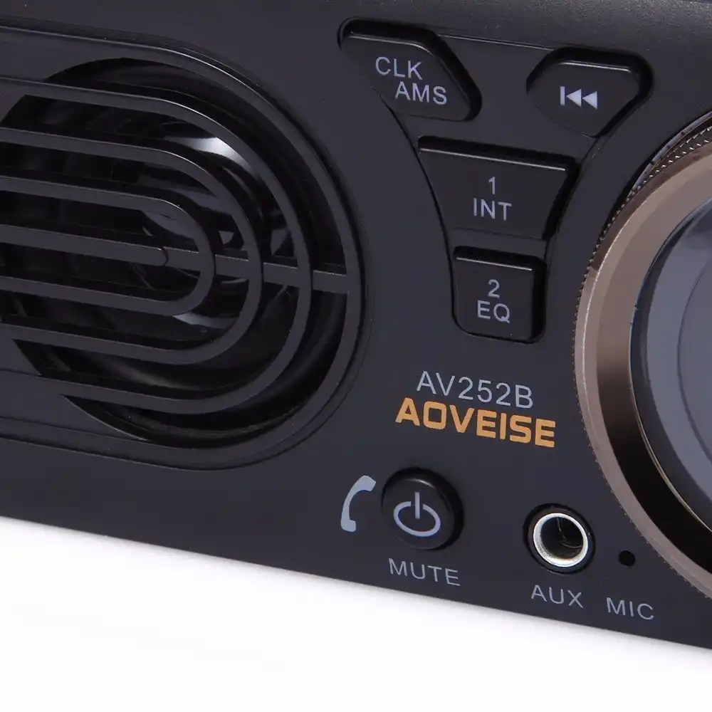 Автомобильная электроника AV252B, 12 В, Bluetooth 2,1 + EDR, MP3-аудиоплеер в приборной панели, автомобильное стерео, FM-радио с портом USB/TF-карты