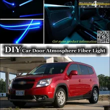 For Chevrolet Orlando 2011~2014 interior Ambient Light Tuning Atmosphere Fiber Optic Band Lights Door Panel llumination Refit