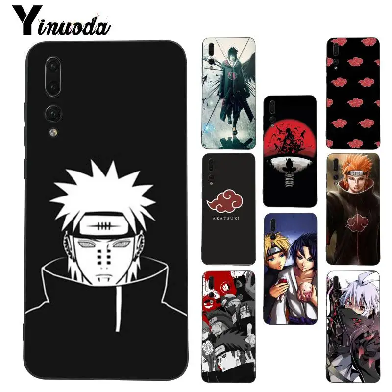 Yinuoda Akatsuki Logo Naruto Coque Shell чехол для телефона Huawei P9 P10 Plus Mate9 10 Mate10 Lite P20 Pro Honor10