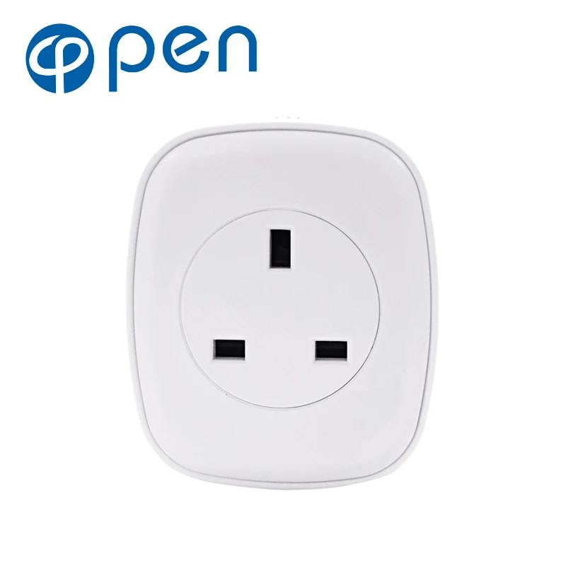 

OPSA-001 10A Wifi Smart Switch Power Plug Socket UK 220V Wireless Light Outlet Timer Remote Control Support Alexa Google Home