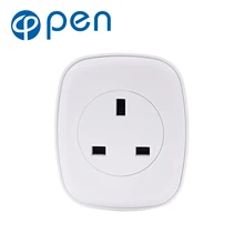 OPSA-001 10A Wifi Smart Switch Power Plug Socket UK 220V Wireless Light Outlet Timer Remote Control Support Alexa Google Home qiachip uk plug standard wifi low power smart home outlet light lamp switch socket remote control switch work with amazon alexa