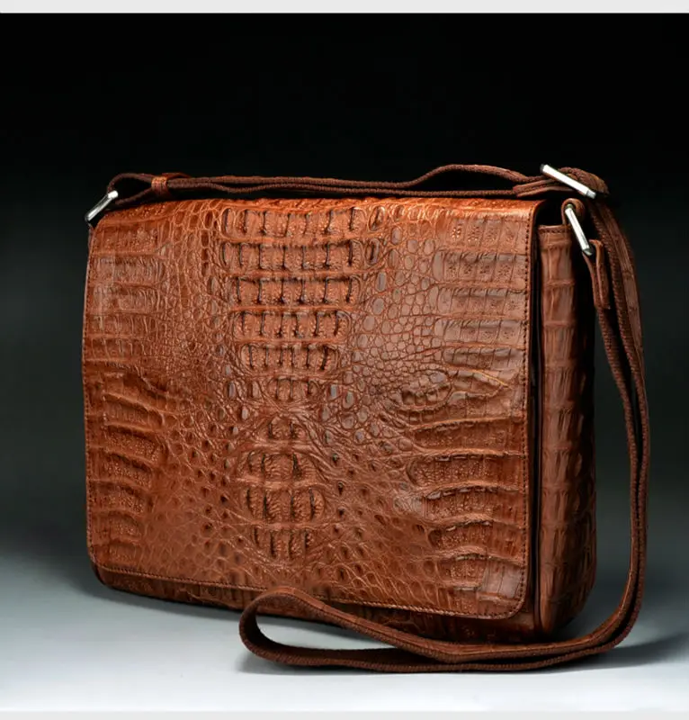 Jranter Luxury Crocodile Leather New Design Men Briefcase Messenger Jranter Luxury Crocodile Leather New Design Men Briefcase Messenger Bag Brown 2c5002c01 In Crossbody Bags From Luggage On Aliexpress Alibaba
