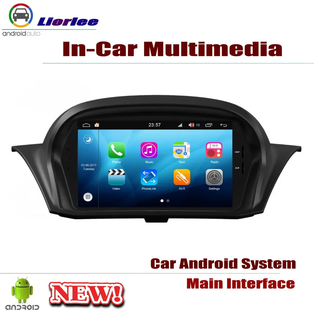 Clearance For Ford Fiesta Sedan 2013~2017 Car Android Player DVD GPS Navigation System HD Screen Radio Stereo Integrated Multimedia 1