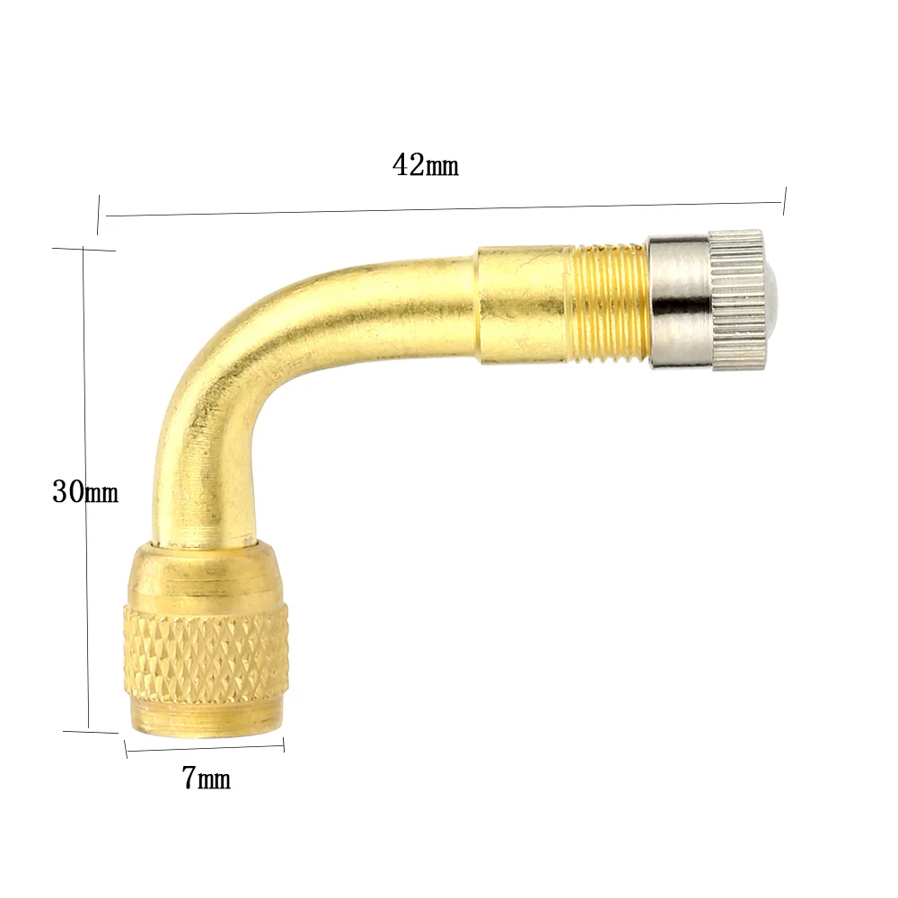 Латунный клапан для пневматических шин с углом 45/90 градусов Шрейдер r клапан шток с адаптером-удлинителем воздушный клапан для шин удлинитель для шин аксессуар