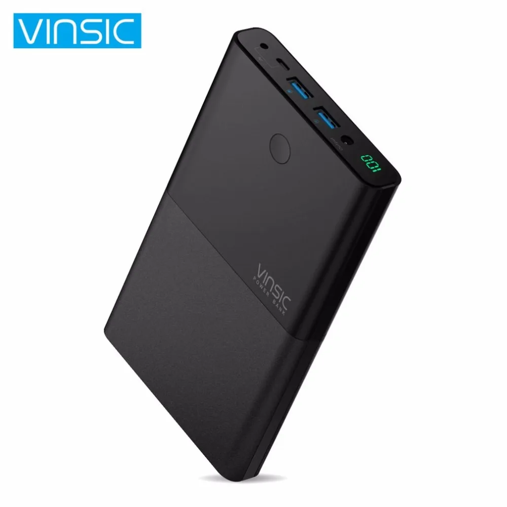 VINSIC 30000MAH Dual USB External Power Bank 30000MAH Large Capacity Notebook Powerbank External Battery Charger for Phone VINSIC 30000MAH Dual USB External Power Bank 30000MAH Large Capacity Notebook Powerbank External Battery Charger for Phone