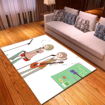 

Nordic Rug Carpet Soft Flannel Parlor Area Rugs Home Decor Children's Room Play Mats Carpets for Living Room