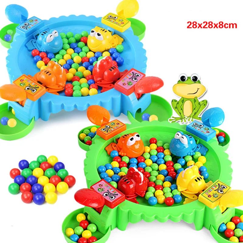 

Funny Hungry Frog Eating Beans Games Toys Family Party Parent-child Interactive Game Toy For Children Adult Stress Relief Toy