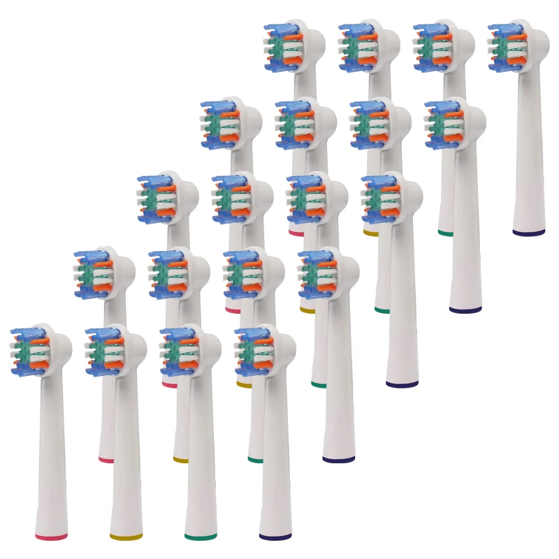 20 шт. электрическая зубная щетка Oral B для замены eads зубной щетки Braun с нитью