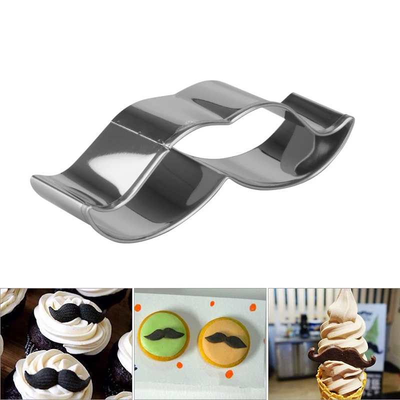

YTE Cookies Molds Personalized Sandwich Mold Cake Decorating Tools Moustache Music Series Stainless Steel Cookie Cutter Tools