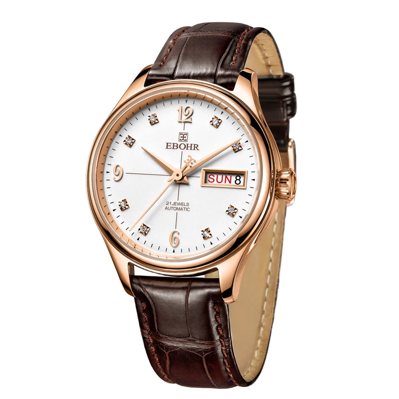 

EBOHR brand luxury machinery successful men's Mechanical watch waterproof business casual fashion watch 2019 new Ebohr 11010449