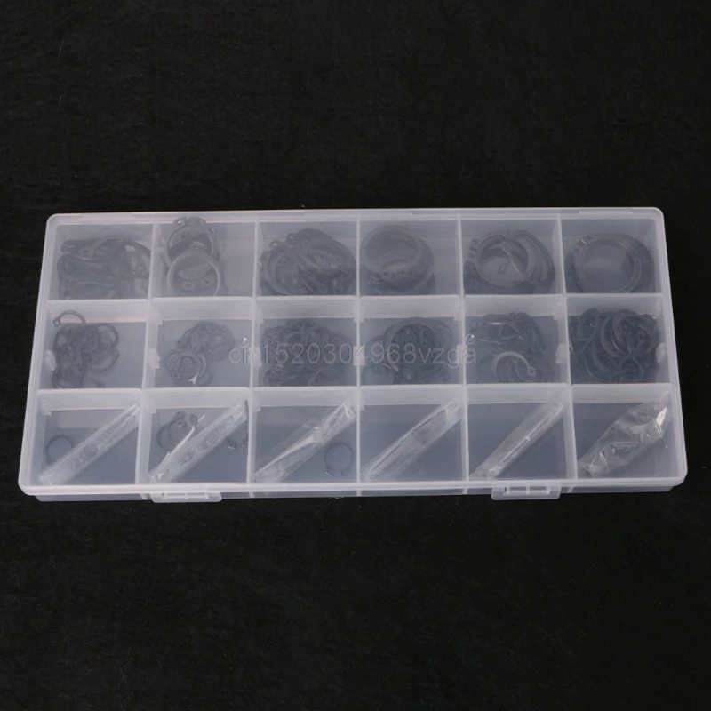 

300 PCS Circlip Set External Retaining Cir Clip Circlips Snap Ring Assortment J11 dropshipping