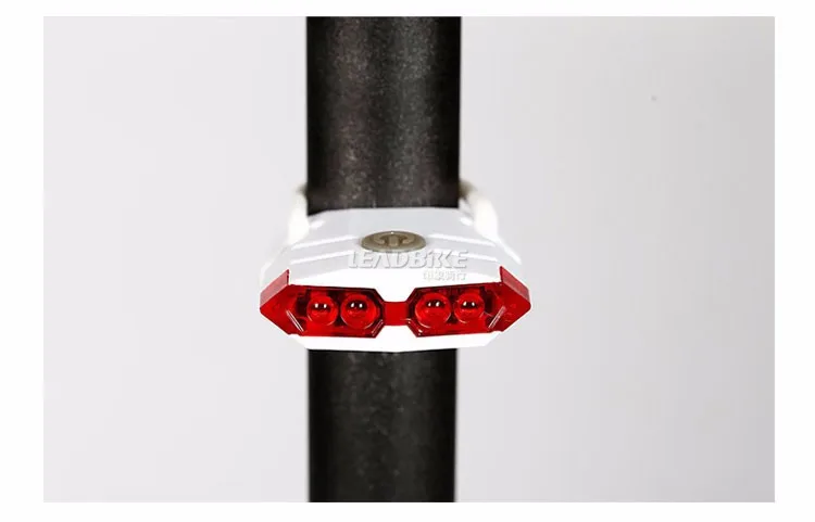 Sale Leadbike Bicycle Rear Light 4 LED USB Rechargeable MTB Road Bike Taillights Cycling Light Night Safe Warning Bicycle Accessories 7