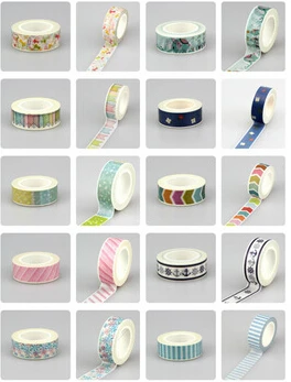 

10pcs Mixed Washi Tape Solid Free Washi Tape Wholes White Set
