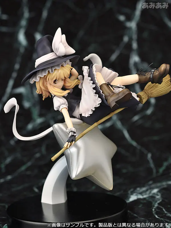 

22cm Touhou Project Marisa Kirisame 1/8 scale Anime Action Figure PVC Collection Model toys brinquedos for christmas gift