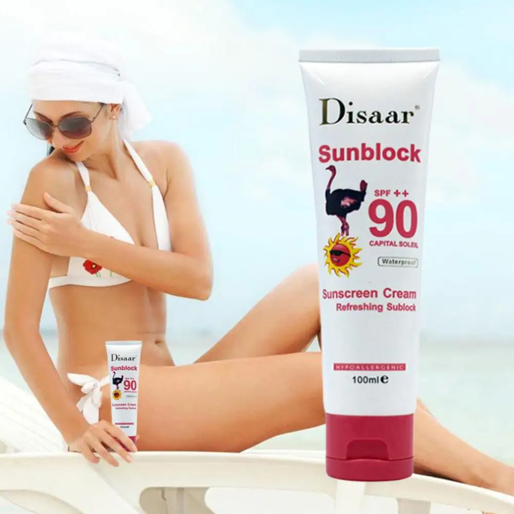 Spf90++ солнцезащитный крем для лица крем Водонепроницаемый с защитой от солнечных лучей, основательное отбеливание увлажняющий BB крем солнцезащитный защищать сливки по уходу за кожей лица