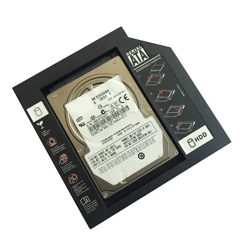 

Notebook Cd-Rom Drive Bags Holder SSD Solid State Hard Drive Ultra-Thin Cases 2nd HDD SSD Hard Drive Caddy Tray