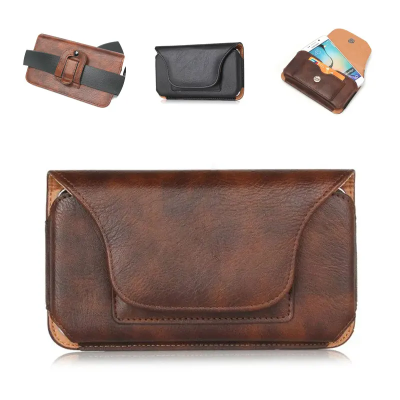 Waist Bag for Huawei P20 V10 MATE 10 Phone Cover Double Belt Clip Phone Case for Xiaomi Redmi S2 6x Universal Holsters Cover