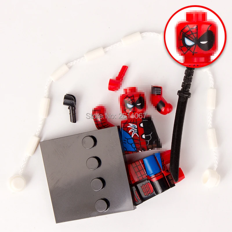 POGO Building Blocks 20pcs/lot KF3246 Deadspider With Sword Super