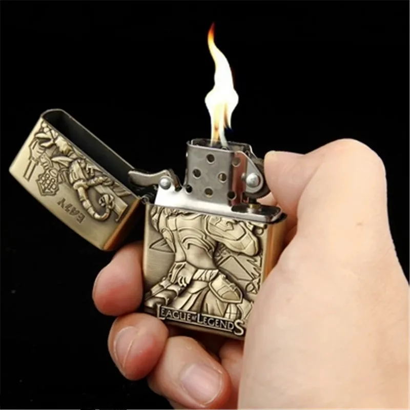 Bronze-Kerosene-Oil-Gas-Lighter-Refillable-Fire-Lighter-Cigarette-Metal-Bar-Retro-Lighters-Gadgets-for-Men