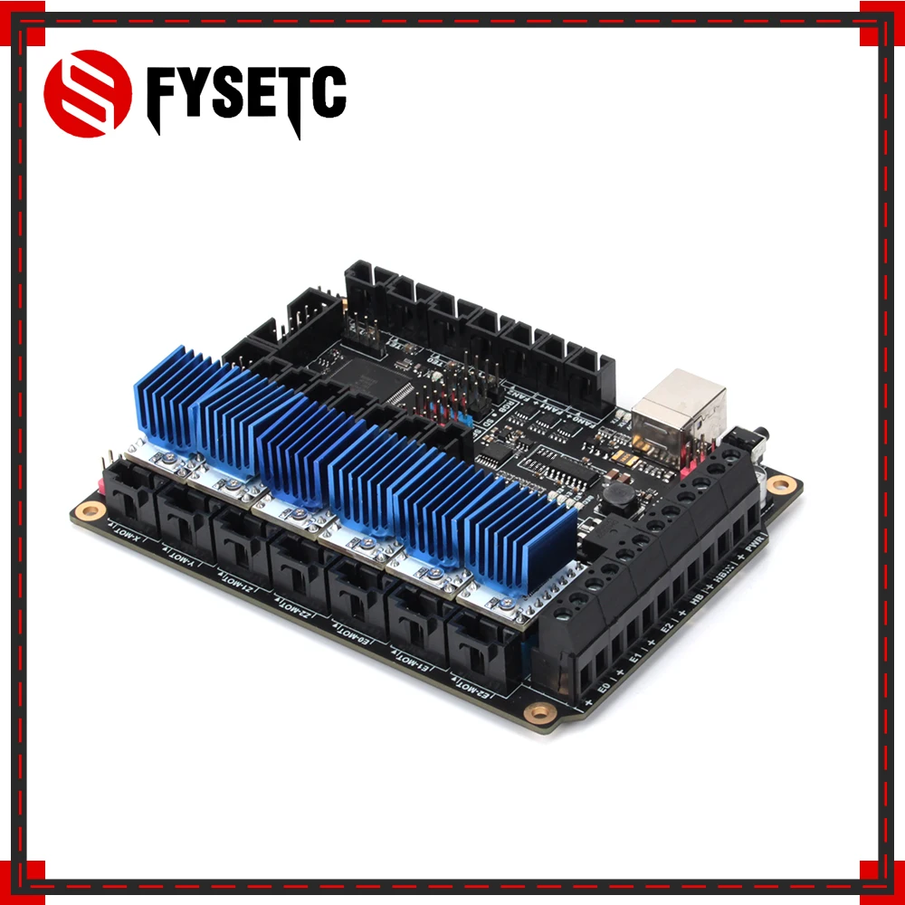 Драйвер шагового двигателя FYSETC TB67S109 6 шт. + плата F6 V1.3 системная все в одном для