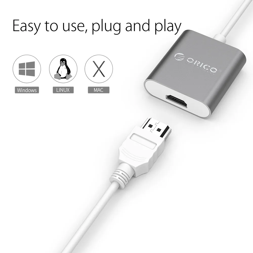 ORICO 4K 60Hz Алюминиевый USB 3 1 Тип C к HDMI концентратор видео адаптер конвертер для MacBook