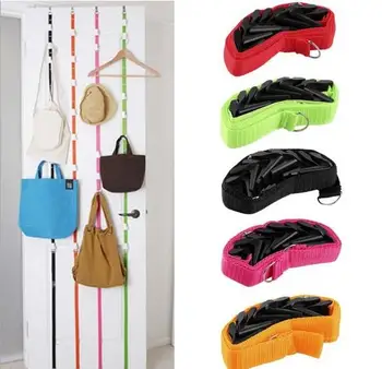 

1PC Adjustable Hook Rack with Garment Cap After Door Hang Rope Multi-purpose Back Door hook Hanger Hanging Coat ENH 001