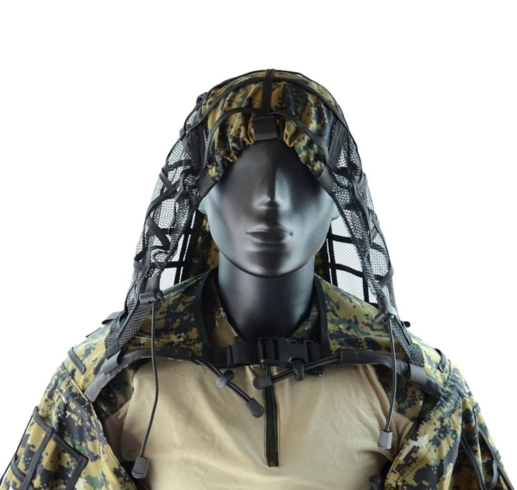 TTGTACTICAL Снайпер Ghillie костюм основа, RIPSTOP камуфляж снайпер Tog Ghillie Hood Лесной/CP/ACU/океан/Цифровой Лесной