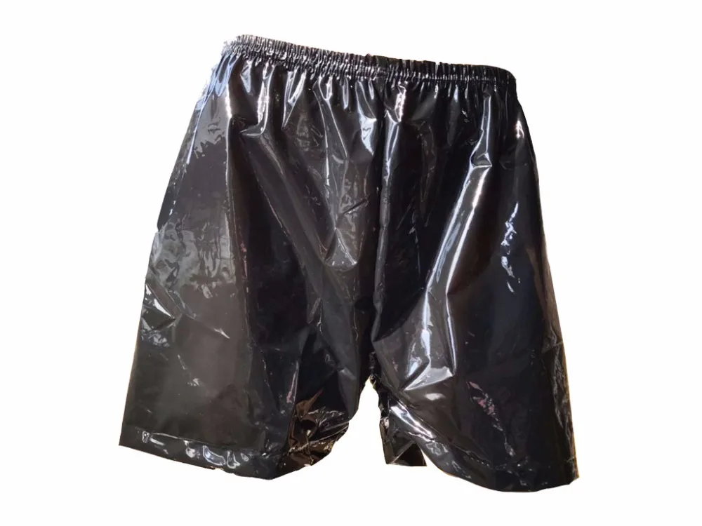 

1 piece*Haian adult incontinence wear plastic bloomers color black P021-2