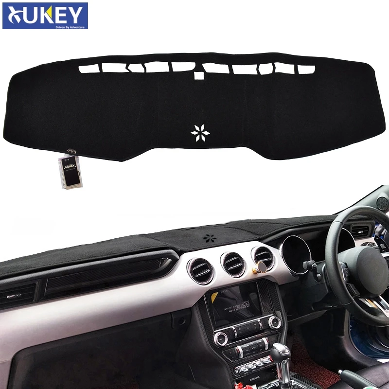 Xukey приборной панели крышка коврик для подходит Ford Mustang GT Pad 2015 2016 2017 2018 Защита от
