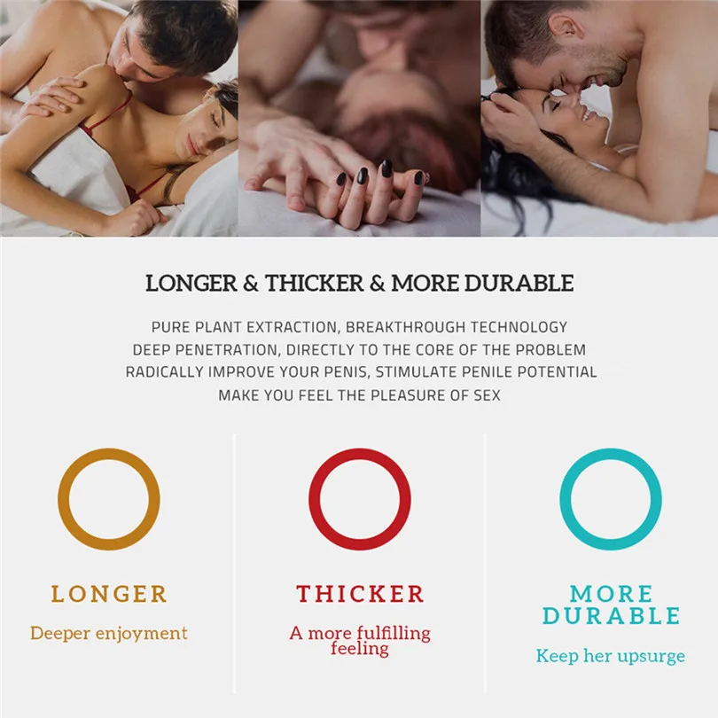Pure Natural Plant Extract Delayed Spray Afrodisiac Sex Enlargement Essential Oil Bigger Longer Delay Sex Products For Men (10)