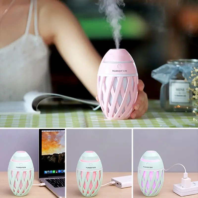

Free_on 1PC Portable Mini 320ml Air Humidifier Kit USB Aroma Essential Oil Diffuser Home Office Bedroom Decro Appliance