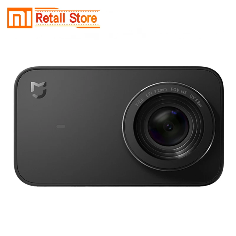 Xiaomi Mijia Спортивная портативная Экшн камера 4 K 30fps видео запись 145 широкоугольный 2