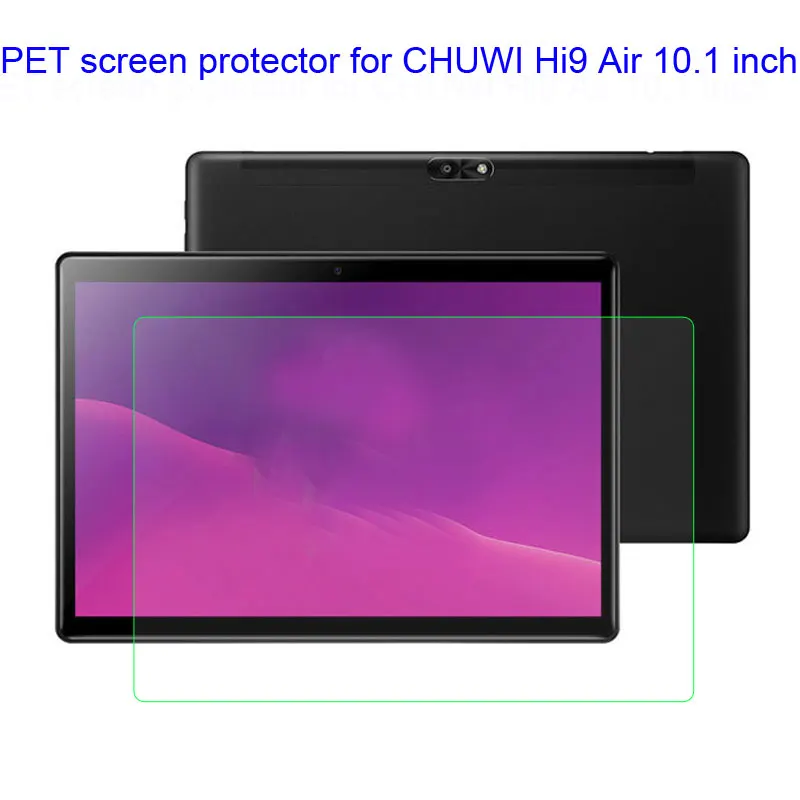 

Myslc PET clear screen protector film for CHUWI Hi9 Air Android 8.0 MT6797 X20 Deca Core 4GB RAM 64GB ROM 10.1 Inch Tablets