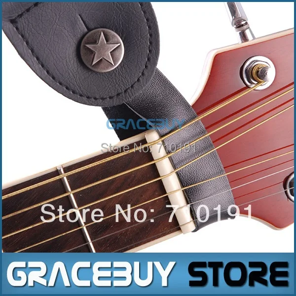 Buy Genuine Leather Guitar Strap Button Holder for