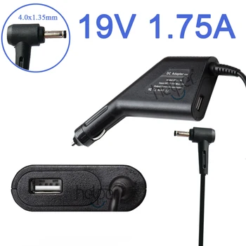 

Car Charger Laptop Adapter 19V 1.75A 4.0*1.35mm 33W For ASUS Vivobook S200 S220 X200T X202E F201E Q200E Power Supply Tablet