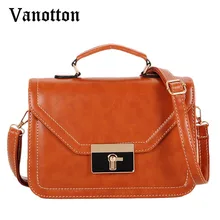 2016 Brand Women’s Handbag Pu Leather Bags for Women Vintage Handbag Fashion Casual Woman Shoulder Bag Ladies Messenger Bags