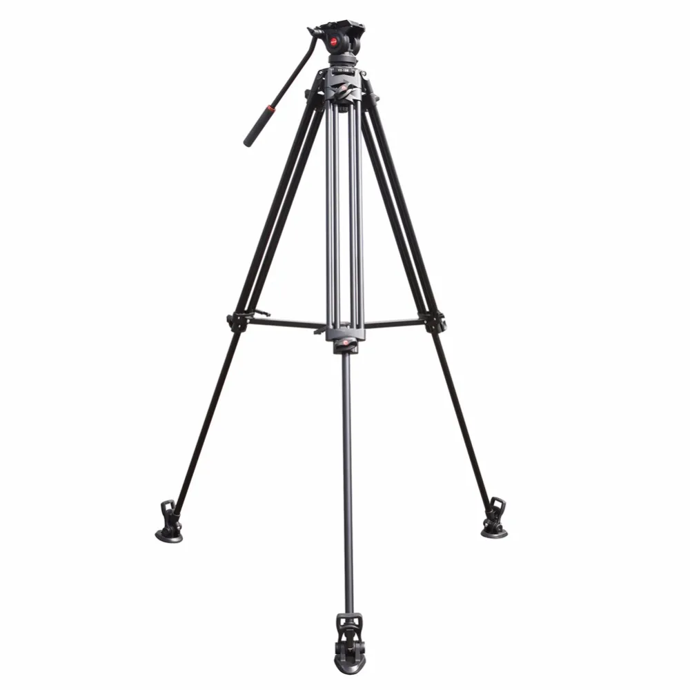 Viltrox VX-18M 74 Inch Professional Portable Aluminum Camcorder Camera Tripod+Fluid Pan Head Horseh
