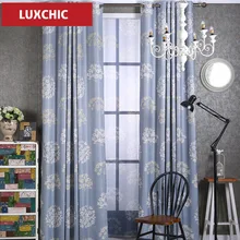 Custom Made High Quality Floral Pink Rustic Curtains for Living Room/Bedroom Princess Sheer Window Treatment Cloth Curtains