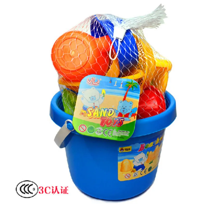Childrens Sand Digging Tool Set With Beach Car And Hourglass_voghion.com