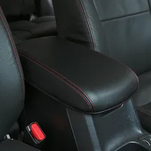 

Super fiber Leather Car Armrest Cover Pad Console Arm Rest Pad Accessories For 2015 2016 Toyota RAV4