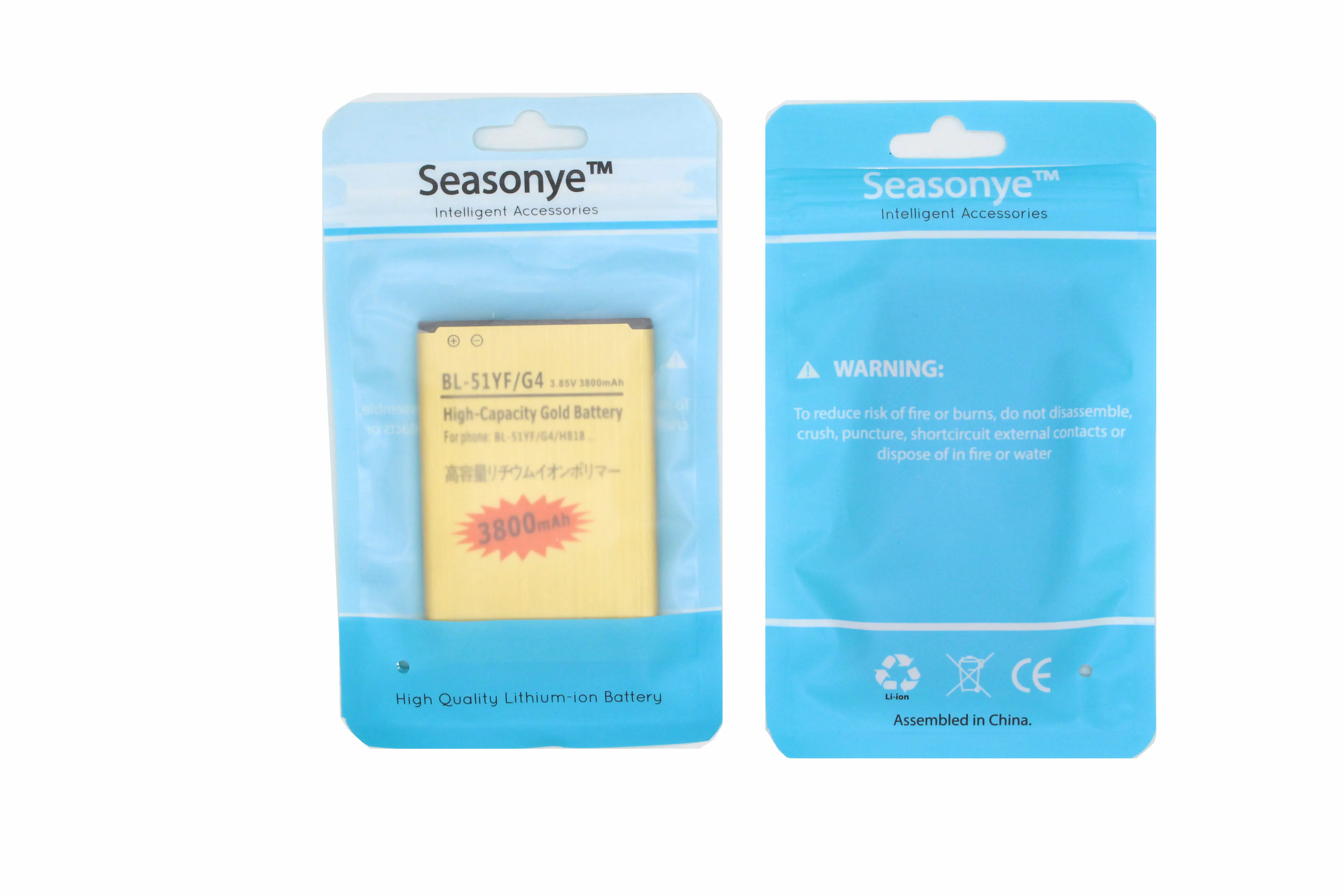Seasonye 3800mAh BL-51YF Золотая запасная батарея для LG G4 H818 H818N VS999 F500 F500S F500K F500L H815 + код