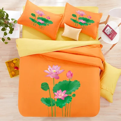 Inglês palavras MEU AMOR jogo de Cama 3D Rei da califórnia Elegante 4 pcs de capa de edredon colcha casa hometextile rosa rosa vermelha consolador conjunto