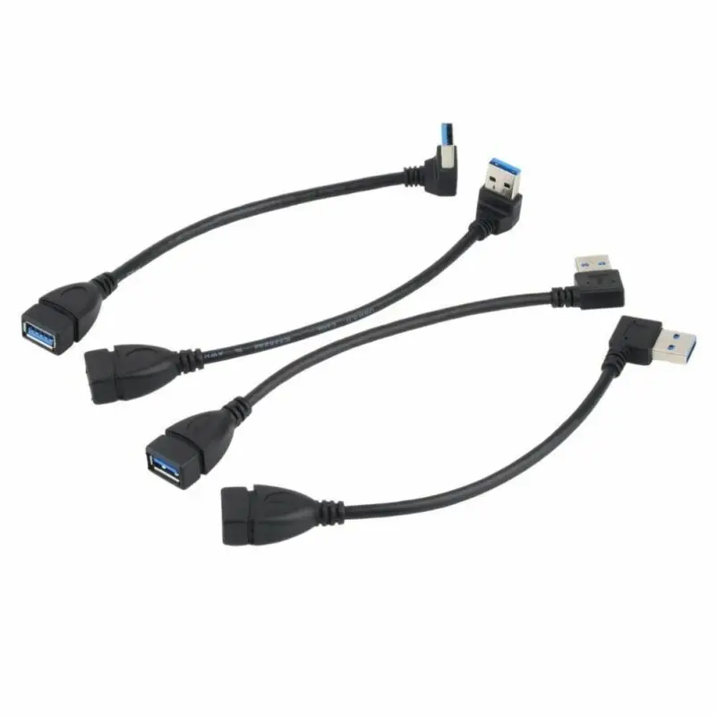 Удлинитель угла наклона кабеля 90 градусов USB 3 0 А быстрая передача