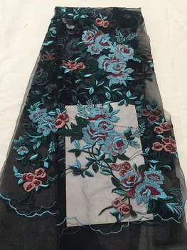 

2018 Selling Multicolor guipure lace fabric African cord lace fabric for nigerian France lace fabrics women party dress lace