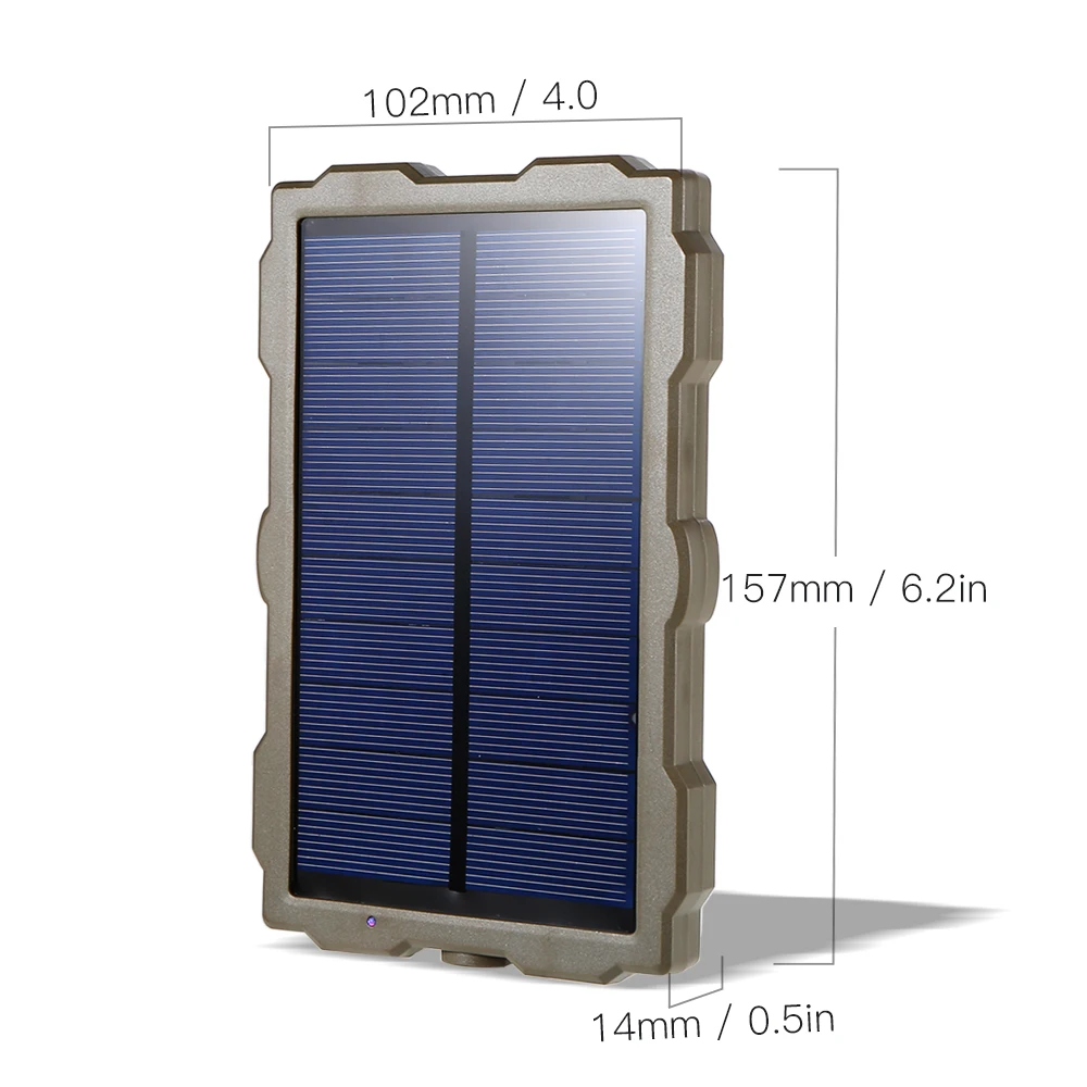 Hunting Camera 1500mAh Solar Panel Power Charger For Photo Traps Chasse Hunter Camera H881 H3 H903 H885 Scouting Guard Chasse (9)